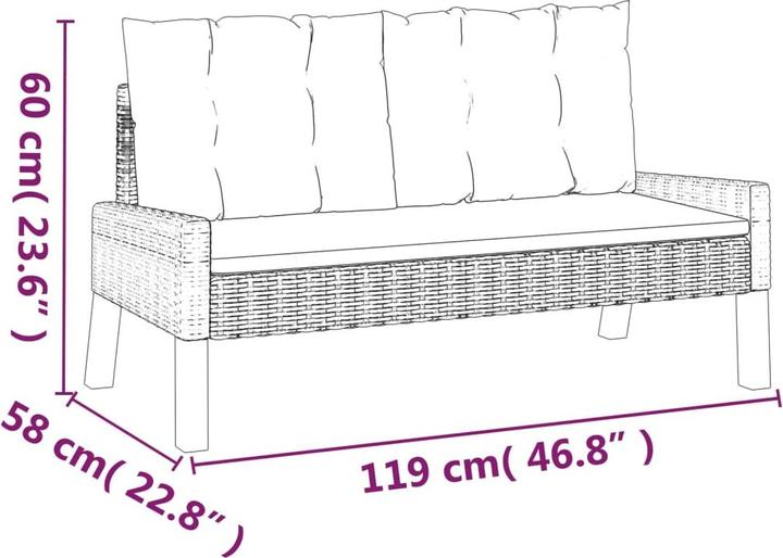 Produktbild vidaXL Garten Lounge Set