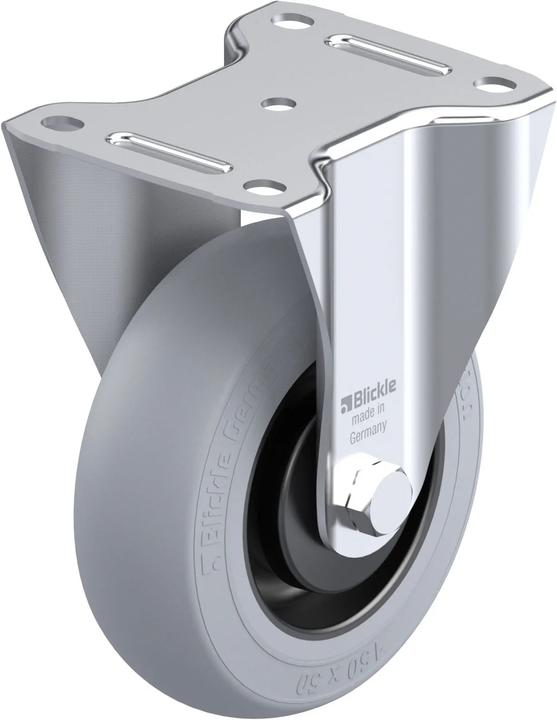 Produktbild kaiserkraft Stahlblech-Bockrolle L-ALB-FI