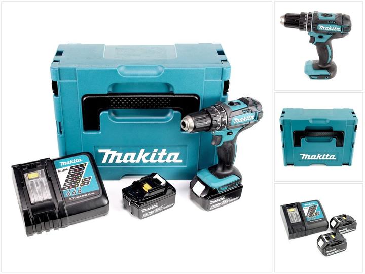 Produktbild Makita DHP482RTJ 18V 2x Akku (Akkubetrieb)