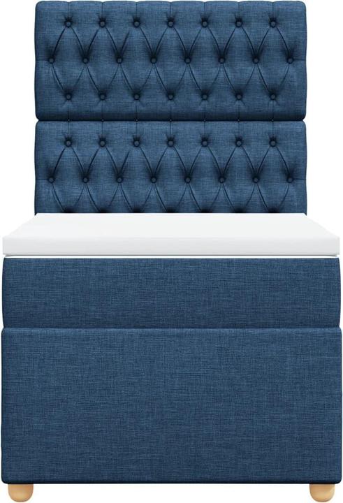 Actual product image VidaXL Bo x spring bed with mattress 90 x 200 cm fabric (90 x 200 cm, 90 x 200 cm)