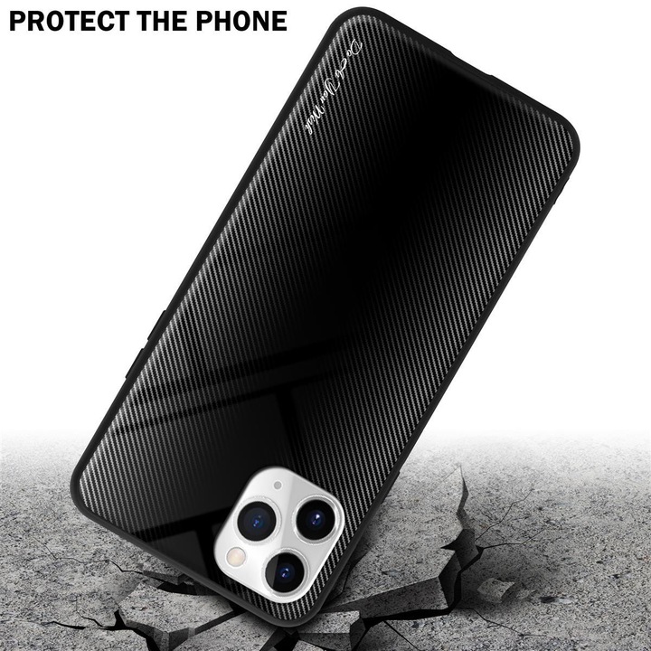 Productafbeelding Cadorabo TPU gestreepte glasplaat (Apple iPhone 11 Pro Max)