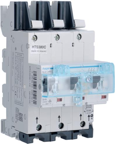 Productafbeelding Hager HAG HTS380C SLS schakelaar 3P Cs 80A rail