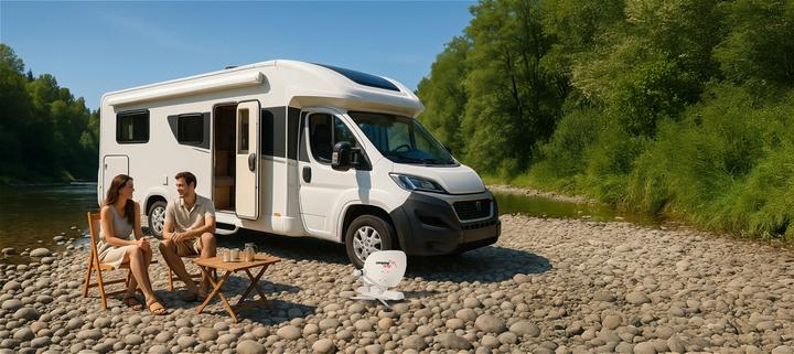 Productafbeelding Camping First Satmex mobil 3 (Parabolische antenne, DVB-S / -S2)