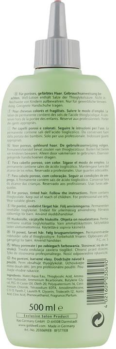 Actual product image Goldwell Topform Well Lotion (500 ml)