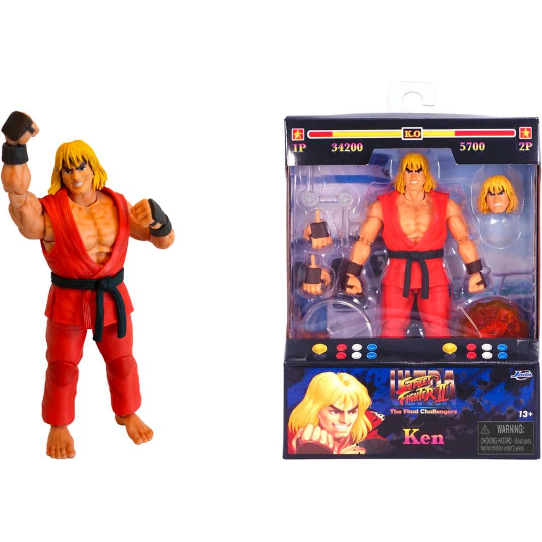 Jada Figura di Ken di Street Fighter II da 6 pollici