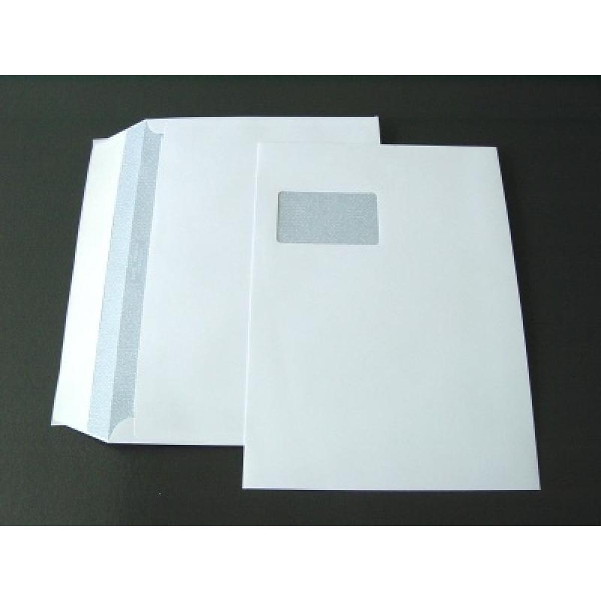 Thumbnail - Blanke, Briefumschlag, Briefumschläge C4 120g/qm haftklebend Fenster VE=250 Stück weiss (C4, 250 x)
