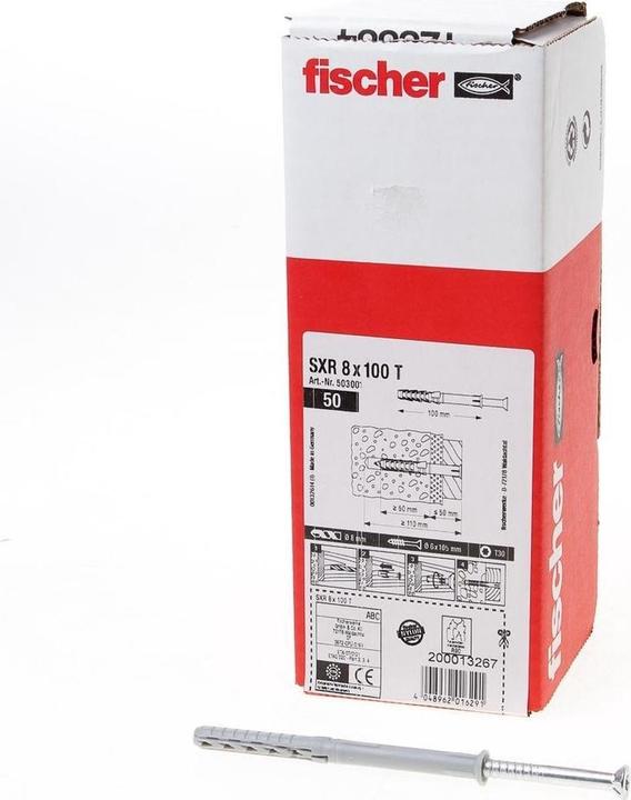 Produktbild Fischer Langschaftdübel SXR 8x100 T (50 Stk.)