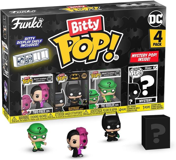 Actual product image Funko Blister 4 figures Bitty POP DC Comics Batman 85th Anniversary Two-Face