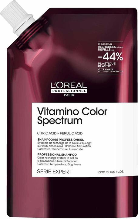 Image du produit L'Oréal Professionnel L'Oral Professionnel Serie Expert Vitamino Color Spectrum Shampoo Refill 1000ml (1000 ml, Shampoing liquide)