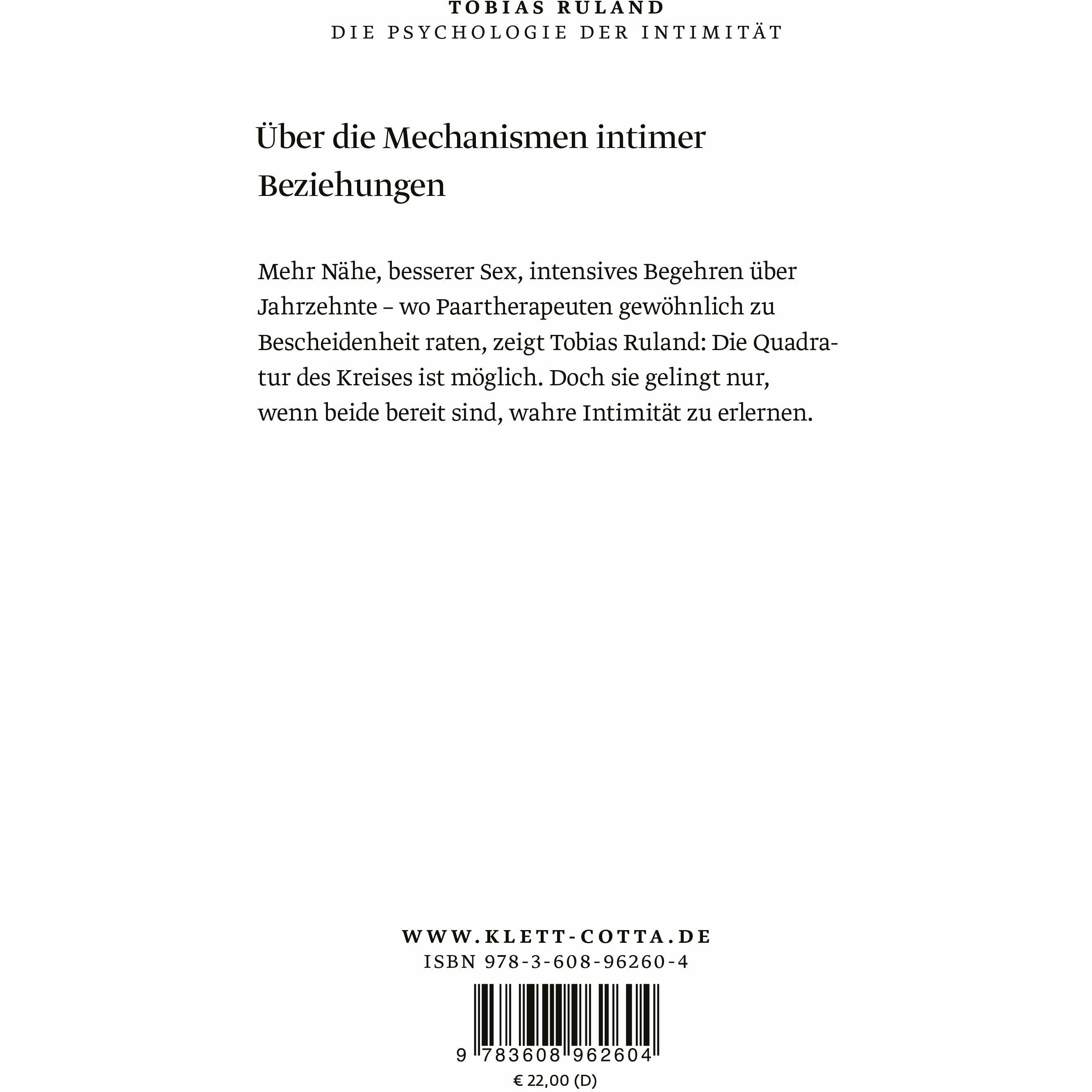 Thumbnail - Die Psychologie der Intimität, Ratgeber von Tobias Ruland