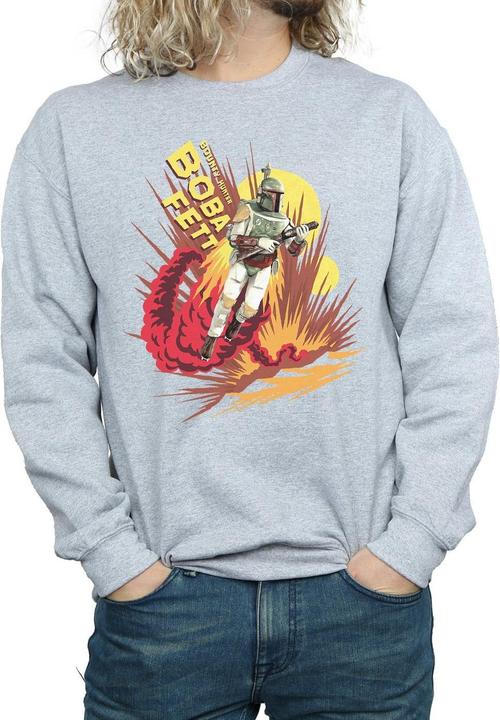 Immagine prodotto Star Wars Boba Fett Rocket Powered Felpa Uomo (S)