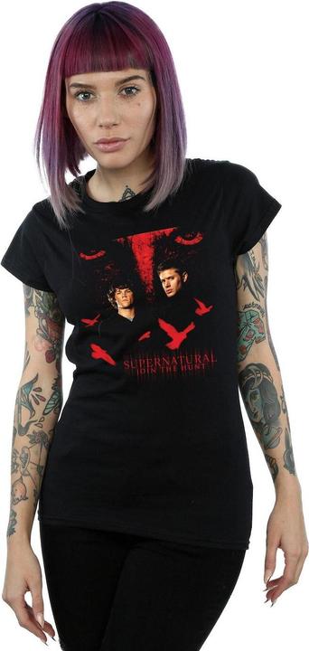 Actual product image Supernatural Womens/Ladies Crow Eyes Cotton T-Shirt (S)