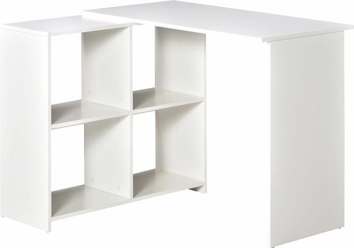 Actual product image Homcom Corner Desk Desk with Shelf