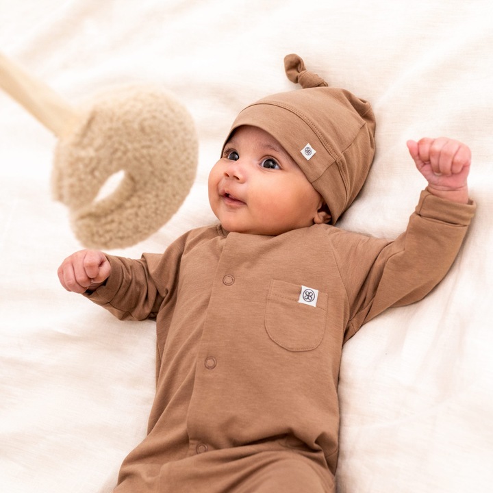 Actual product image Cloby Romper suit overall UPF + Coconut Brown (74, 75, 80)