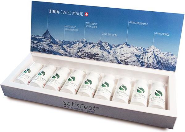 Produktbild Satisfeet Set à 9 x 30 ml (Fusscrème & Fussgel, 270 ml)