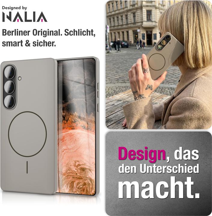Produktbild Nalia Cover "Cloud" - Ultradünnes MagSafe Hardcase - Matt, Vergilbungsfrei & Anti-Fingerabdruck (Samsung Galaxy S26)