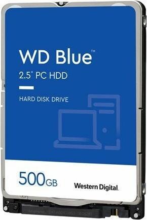 Actual product image WD blue mobile (0.50 TB, 2.5", CMR)