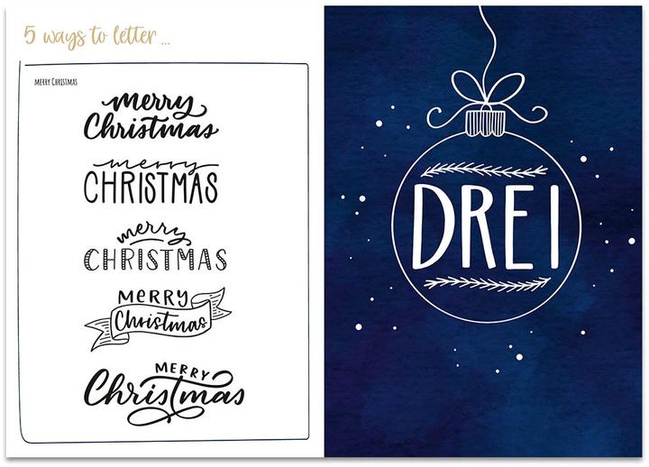 Actual product image I Love Christmas Lettering