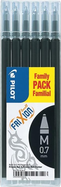 Actual product image Pilot FriXion (Refill, Black, 0.70 mm)
