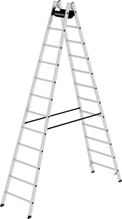 Produktbild Munk Sprossen-Stehleiter 2x12 Sprossen (Stehleiter, 351 cm)