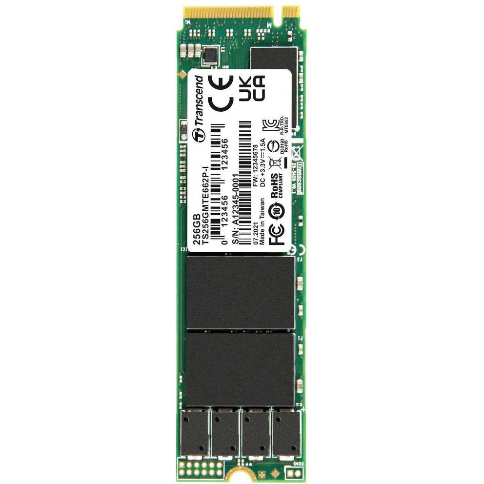 Transcend MTE662P-I 256GB Interne M.2 PCIe NVMe SSD 2280 PCIe NVMe 3.0 x4 Retail TS256GMTE662P-I (256 GB, M.2 2280), SSD