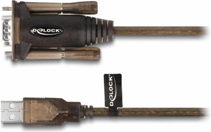Actual product image Delock Serial adapter 62645 USB type-A to RS-232 with screws (1.50 m, VGA)