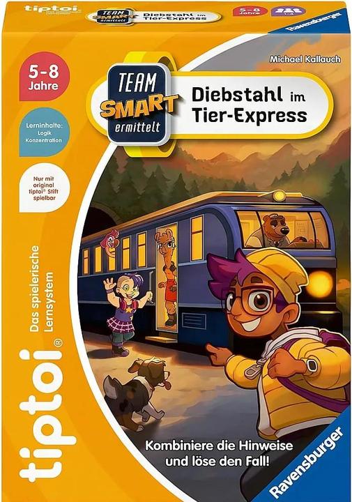Productafbeelding Ravensburger tiptoi - Team SMART onderzoekt - Diefstal in de Dierenexpress (Duits, 5 - 8 Jaren)