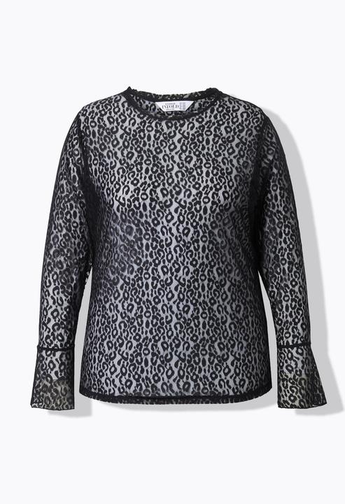 Produktbild Studio Untold Spitzen-Shirt, Slim Shape, Leo-Spitze (56)