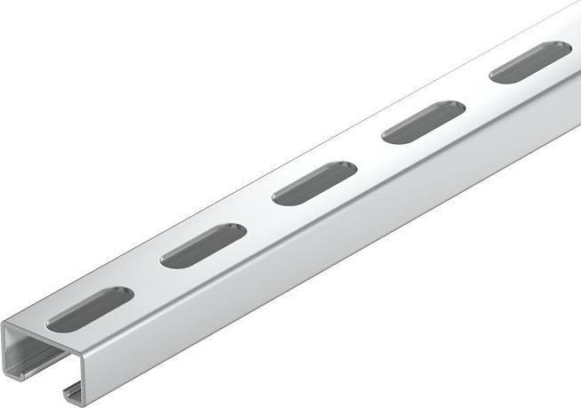 Produktbild OBO Bettermann Profilschiene gelocht, Schlitzweite 18mm 1121960 (200 cm)