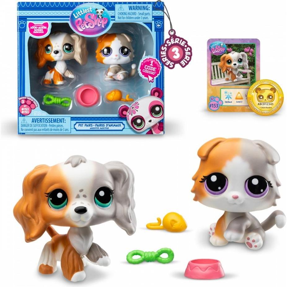 Tm Littlest Pet Shop Set mit 2 Figuren, Serie 3 Mix