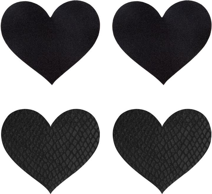 Peekaboos Peekaboo Pasties Classic Black Hearts