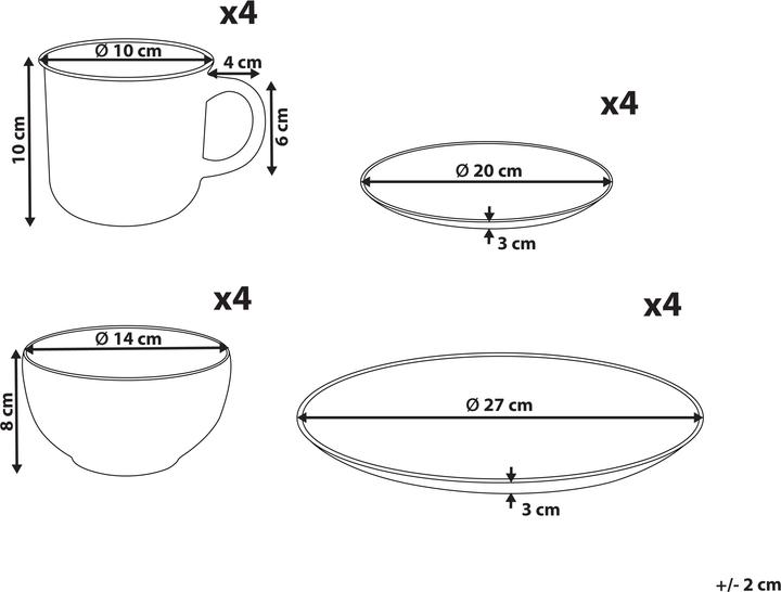 Produktbild Beliani Cinnamon (16 Stk.)