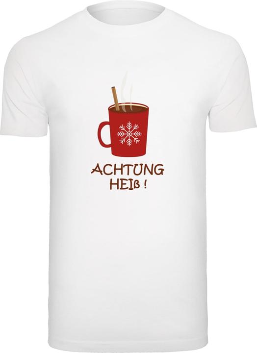 Produktbild Merchcode Achtung heiss T-Shirt Round Neck - 113287 (M)