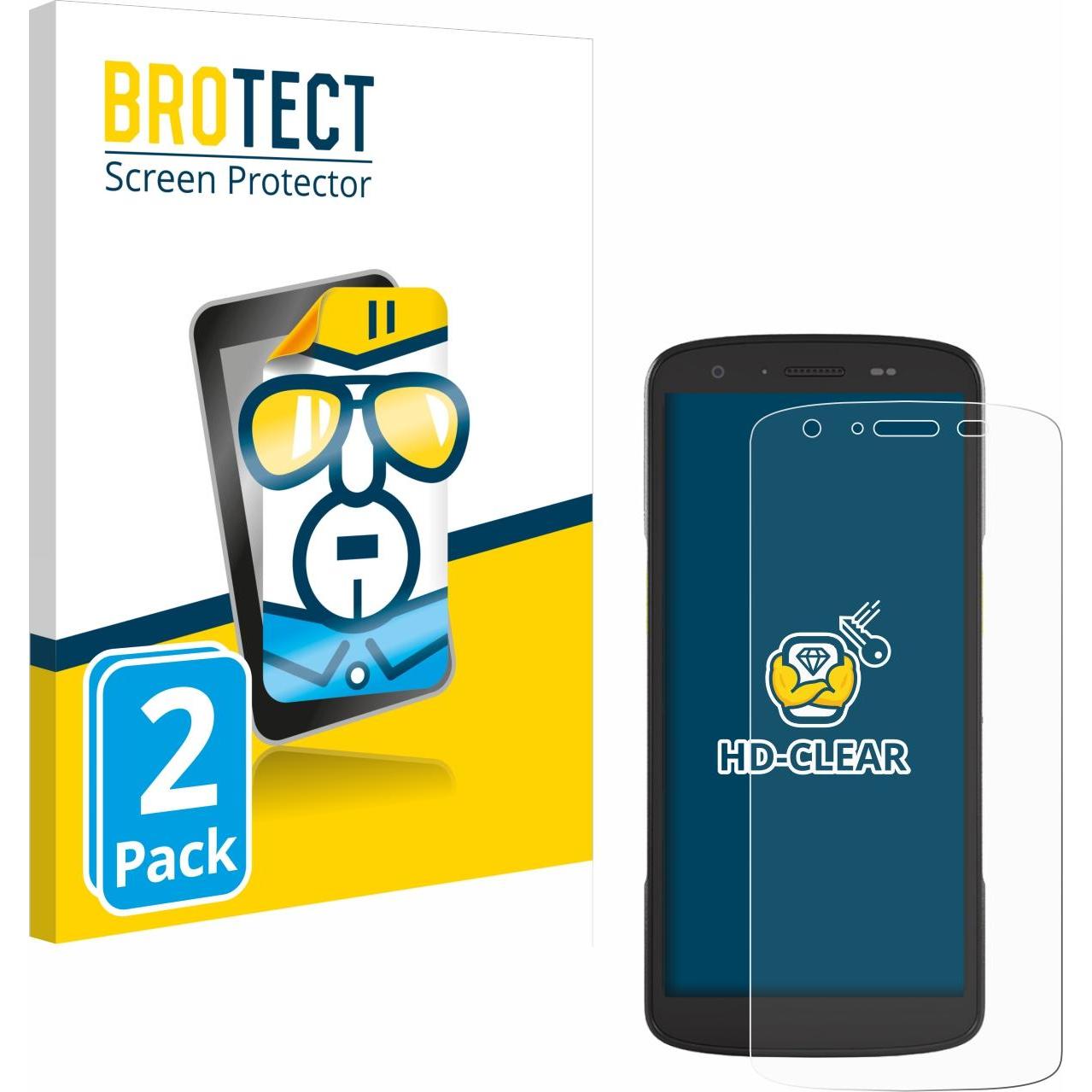 BROTECT Schutzfolie Displayschutz Klar, Barcode-Scanner Zubehör