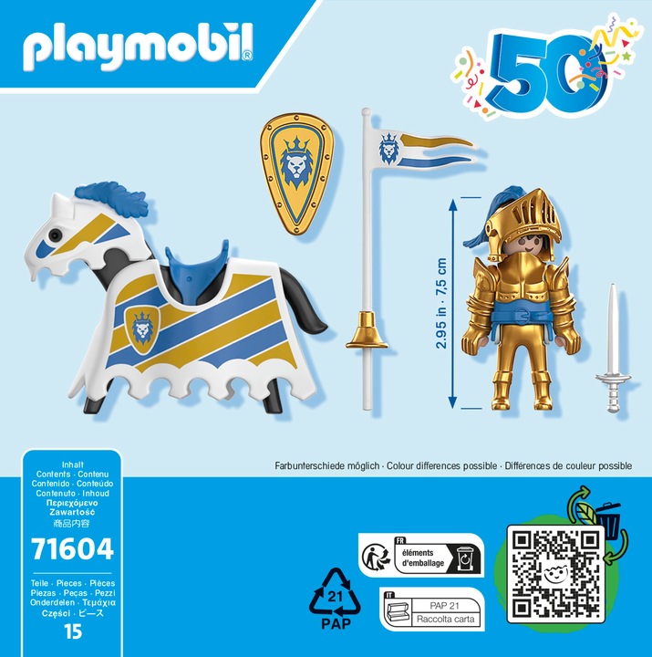Produktbild Playmobil Jubiläums-Ritter (71604)