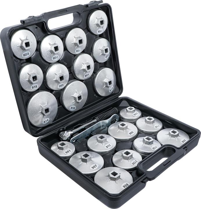 Actual product image BGS Oil filter spanner set