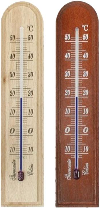Actual product image Terdens Wooden room thermometer