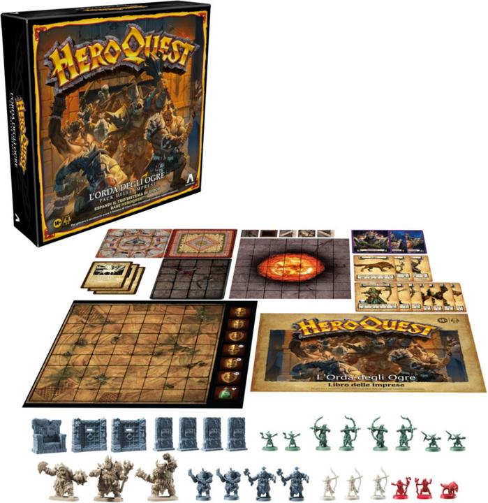 Actual product image Hasbro Heroquest L'Orda Degli Ogre (2 - 5 Players)