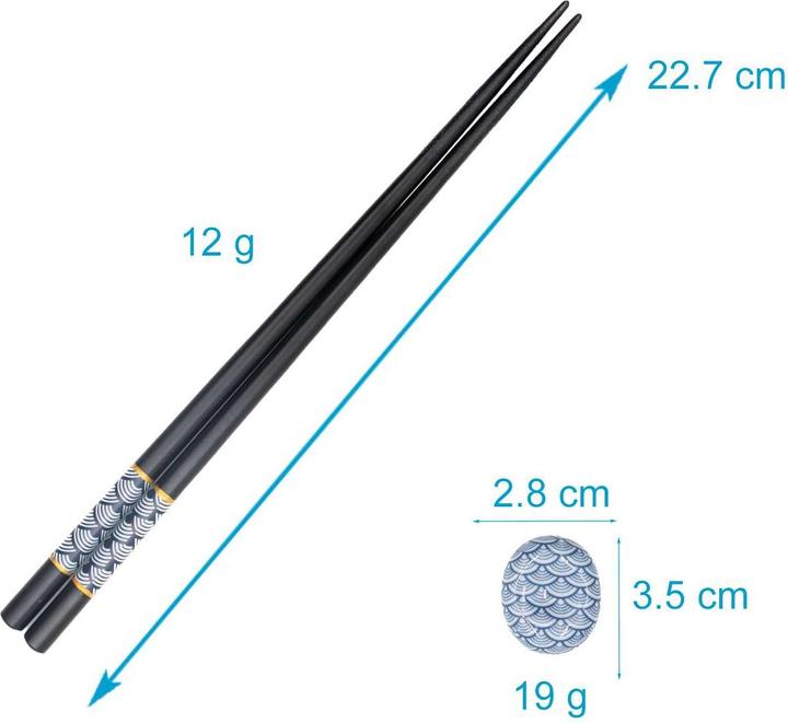 Produktbild Intirilife Sushi Essstäbchen Set