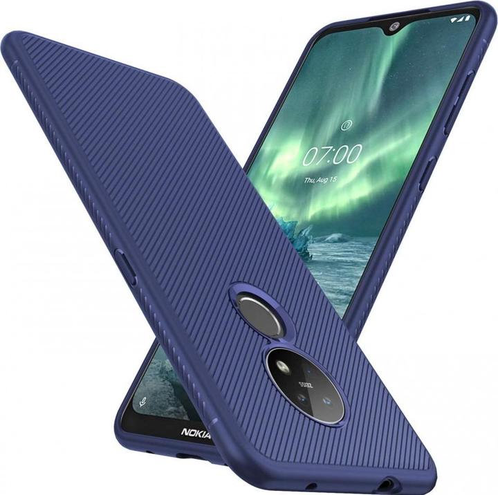 Produktbild Screenguard Nokia 7.2 Silicone Case Anti-Fall TPU Hülle
