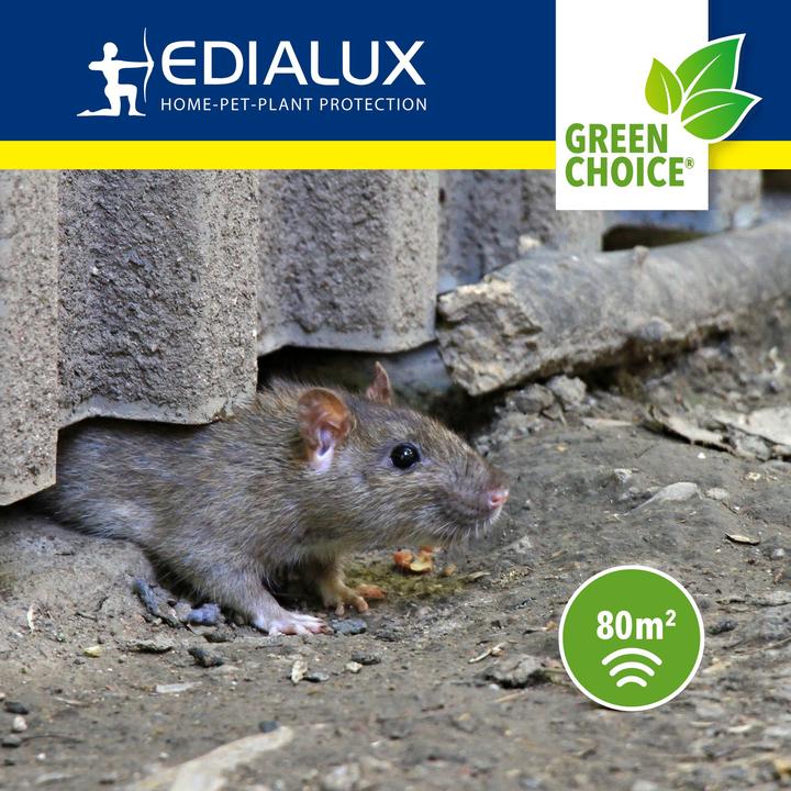Actual product image Edialux Ultraschall-Abwehr von M?usen und Ratten - f?r drinnen und drau?en