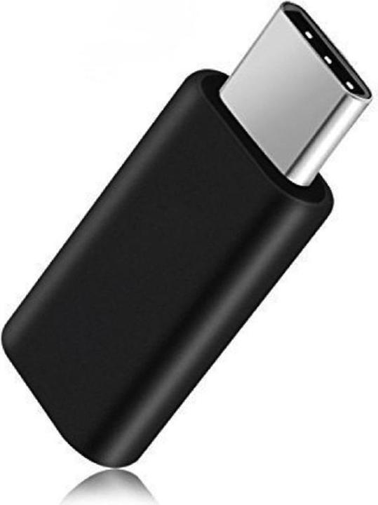 Produktbild Hermex USB Type-C zu micro USB Adapter SCHWARZ (USB-C, Micro USB)