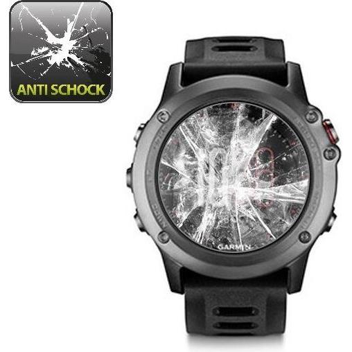Protectorking 4x Panzerfolie Anti-Shock HD Klar, Smartwatch Schutzfolie