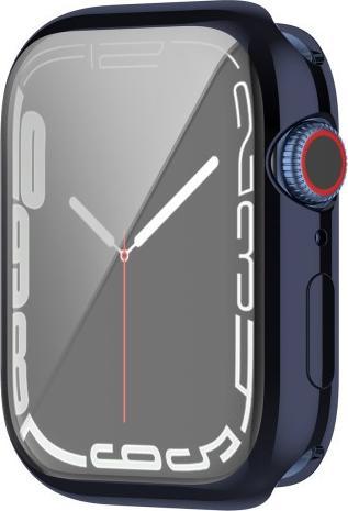 Cover-Discount Apple Watch 45mm - Rubber Protection Case dark blue