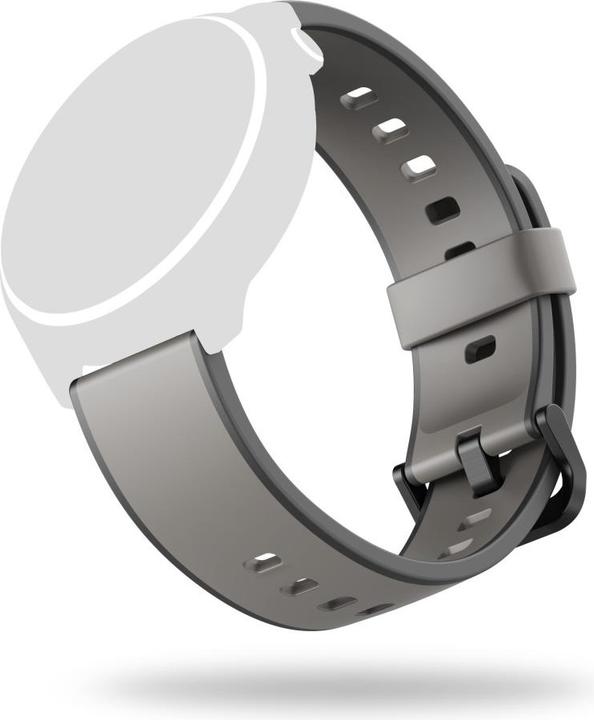 Image du produit Hama Armband zum Wechseln für Smartwatch 9000, Silikon, Anthrazit/Schwarz (Silicone)