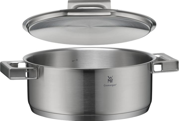 Produktbild WMF Ultimate Cool+ Bratentopf mit Deckel, 24 cm (24 cm, Kochtopf, Edelstahl)
