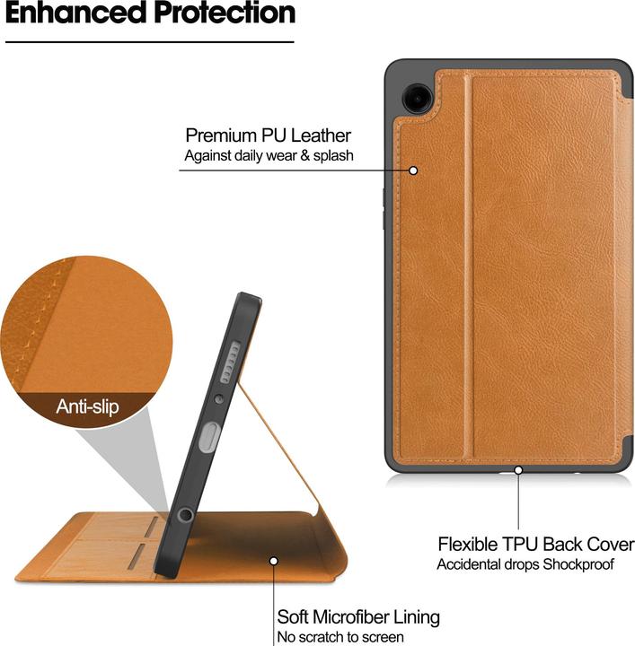 Produktbild Lobwerk Tablet Hülle für Samsung Galaxy Tab A9 2023 X110 X115 X117 8.7 Zoll Slim Case Etui mit Standfunktion (Samsung Galaxy Tab A9)
