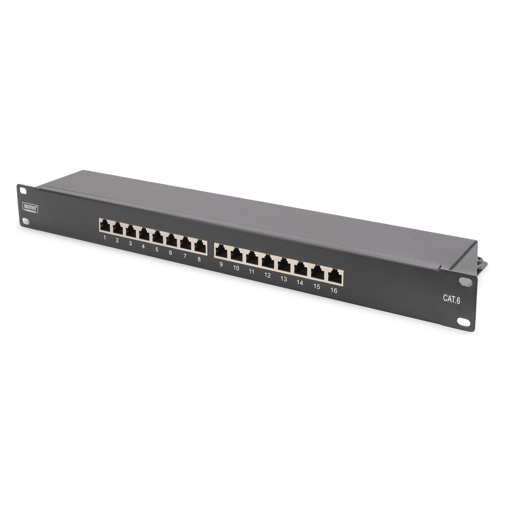 Digitus Nero Cat 6 Classe E Patch Panel, Accessori Per Server,