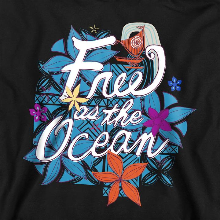 Produktbild Moana Free As The Ocean Kapuzenpullover (128)