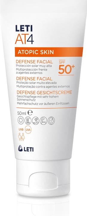 Immagine prodotto Leti LETIAT4 Defense Face Cream SPF 50+, 50 ml Crema, 50 ml Crema (Crema solare viso, SPF 50+, 50 ml)